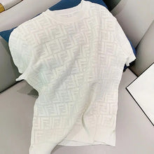 画像をギャラリービューアに読み込む, シンプルコーデニット半袖トップス3カラー選択