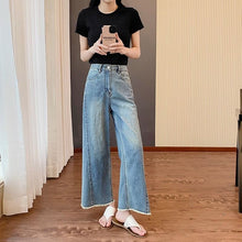 画像をギャラリービューアに読み込む, デニムガウチョパンツ2カラー選択スカンツボトムス