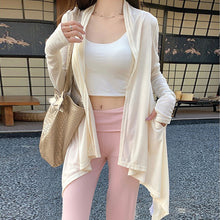 画像をギャラリービューアに読み込む, 薄ドレープカーディガン