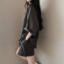 画像をギャラリービューアに読み込む, シンプルコーデTシャツ&ショートパンツセットアップ