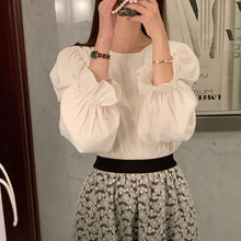 画像をギャラリービューアに読み込む, 2wayリボントッド柄ブラウスデートコーデトップス