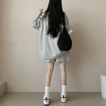 画像をギャラリービューアに読み込む, シンプルコーデTシャツ&ショートパンツセットアップ