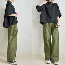 画像をギャラリービューアに読み込む, リゾート黒トップス&カジュアルパンツセットアップ