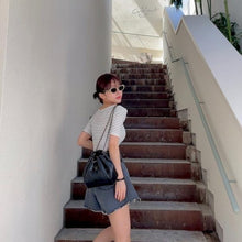 画像をギャラリービューアに読み込む, デニムショートパンツダメージデザインハイウエストボトムス