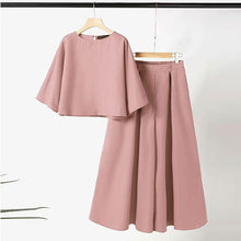 画像をギャラリービューアに読み込む, 無地シンプルコーデブラウス&カジュアルパンツセットアップ