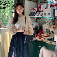 画像をギャラリービューアに読み込む, 2wayリボントッド柄ブラウスデートコーデトップス