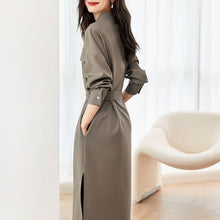画像をギャラリービューアに読み込む, 無地フランススタイルワンピースフォーマルコーデデートワンピース