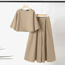 画像をギャラリービューアに読み込む, 無地シンプルコーデブラウス&カジュアルパンツセットアップ