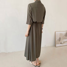 画像をギャラリービューアに読み込む, ウエスト絞り半袖デートワンピースフォーマルコーデ