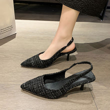 画像をギャラリービューアに読み込む, ハイヒールパンプスシューズレディースサンダルチェック柄靴