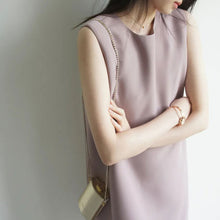 画像をギャラリービューアに読み込む, Hラインノースリーブカジュアルワンピース