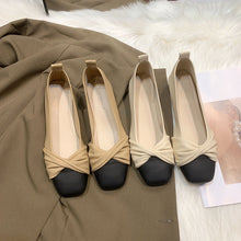 画像をギャラリービューアに読み込む, ギャザーデザイン配色切替パンプスシューズローヒール履き心地シューズ