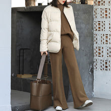 画像をギャラリービューアに読み込む, 3カラー選択アプリコットハイネックリゾートニットセーター&カジュアルパンツセットアップ