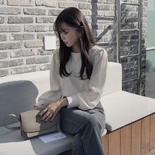 画像をギャラリービューアに読み込む, 無地シンプルシフォンシャツトップス