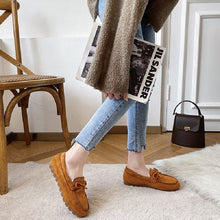 画像をギャラリービューアに読み込む, 5カラーローファーシューズ裏起毛暖かい冬コーデパンプス