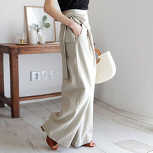 画像をギャラリービューアに読み込む, エレガント通勤女性ファッション無地コーデしやすいシンプルスタイルカジュアルパンツ