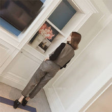 画像をギャラリービューアに読み込む, 韓国風三点セットリボン付きシャツ&合わせやすいベスト&ロングパンツセットアップ