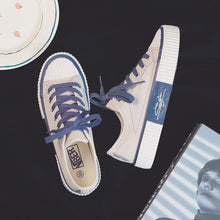 画像をギャラリービューアに読み込む, シンプルローカットスニーカーキャンバスシューズ