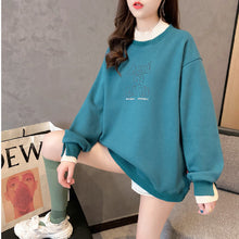 画像をギャラリービューアに読み込む, 3カラー裏起毛フェイクレイヤード配色合わせやすいパーカー