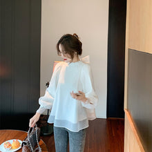 画像をギャラリービューアに読み込む, 後ろボウタイカジュアル無地ブラウストップス
