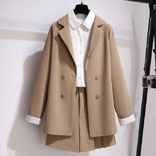 画像をギャラリービューアに読み込む, 超高品質INS流行一目惚れ無地気質通勤スーツアウター&無地スーツショーツセットアップ