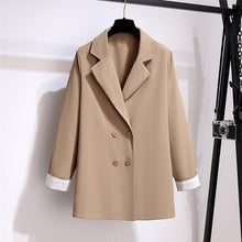 画像をギャラリービューアに読み込む, 超高品質INS流行一目惚れ無地気質通勤スーツアウター&無地スーツショーツセットアップ