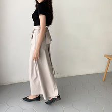 画像をギャラリービューアに読み込む, 質感いいシンプル好感度UP気質コーデしやすいハイウエストロングスカート