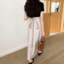画像をギャラリービューアに読み込む, 質感いいシンプル好感度UP気質コーデしやすいハイウエストロングスカート