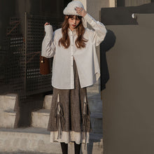 画像をギャラリービューアに読み込む, ストラップ重ね風ミモレスカート