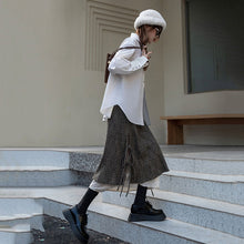 画像をギャラリービューアに読み込む, ストラップ重ね風ミモレスカート