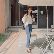 画像をギャラリービューアに読み込む, 無地ドレープカジュアルブラウストップス