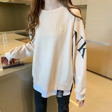 画像をギャラリービューアに読み込む, 重ね風シンプルパーカー長袖トップス