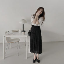 画像をギャラリービューアに読み込む, スクエアカラー3カラー選択半袖シンプルブラウストップス