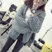 画像をギャラリービューアに読み込む, 春秋ファッション長袖無地ゆったり合わせやすいカジュアルニットセーターアウター
