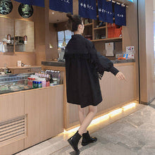 画像をギャラリービューアに読み込む, 2カラー選択無地長袖気質レースゆったり切り替え着痩せ効果カジュアルコーデしやすいシャツ・ブラウス