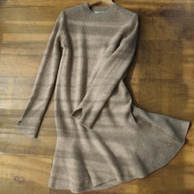 画像をギャラリービューアに読み込む, 秋冬気質よいゆるリラックス着痩せ合わせやすいニットワンピース
