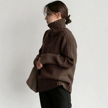 画像をギャラリービューアに読み込む, 6カラー秋冬レトロシンプル無地スクエアネック長袖セーター