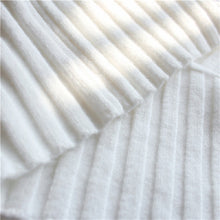 画像をギャラリービューアに読み込む, 秋冬シンプル無地ゆるリラックスハイネックショートニットセーター