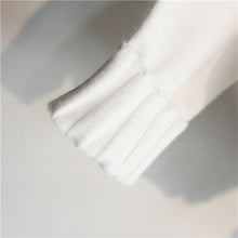 画像をギャラリービューアに読み込む, 秋冬シンプル無地ゆるリラックスハイネックショートニットセーター