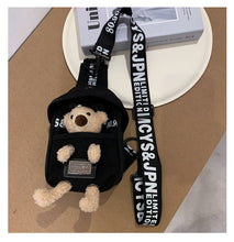 画像をギャラリービューアに読み込む, ぬいぐるみ付きキャンバスバッグ