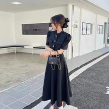 画像をギャラリービューアに読み込む, ボタン飾る無地コーデしやすいスーツアウター&無地ハイウエストロングスカートセットアップ