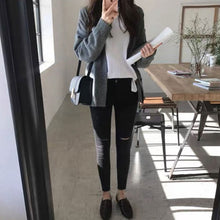 画像をギャラリービューアに読み込む, ニット無地カーディガンリゾートアウターシンプルコーデ