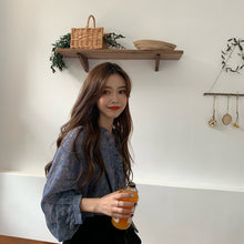 画像をギャラリービューアに読み込む, 花柄小柄シースルーシャツ・ブラウス