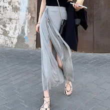 画像をギャラリービューアに読み込む, 無地カジュアルリゾートスカートロングスカートストラップゴム