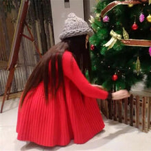 画像をギャラリービューアに読み込む, 韓国風ファッション無地ゆったり着痩せ効果ニットカジュアルAラインワンピース