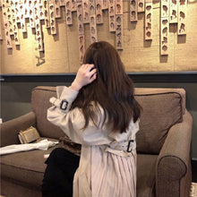 画像をギャラリービューアに読み込む, プリーツ切り替えトレンチコート無地2カラー選択アウター