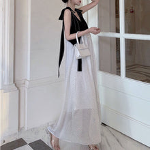 画像をギャラリービューアに読み込む, トッド柄切り替えカジュアルデートワンピース