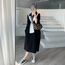 画像をギャラリービューアに読み込む, ストライプケープ切替取り外し可能半袖カジュアルワンピースTシャツワンピース