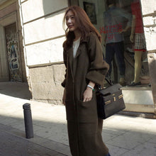 画像をギャラリービューアに読み込む, ニット無地カーディガンリゾートアウター