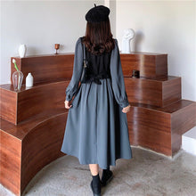 画像をギャラリービューアに読み込む, 重ね風フリル裾ボウタイデートワンピース